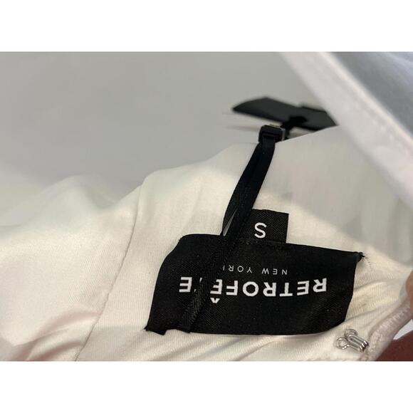 retrofete Oline Embroidered Dress in Ivory - Picture 6 of 10